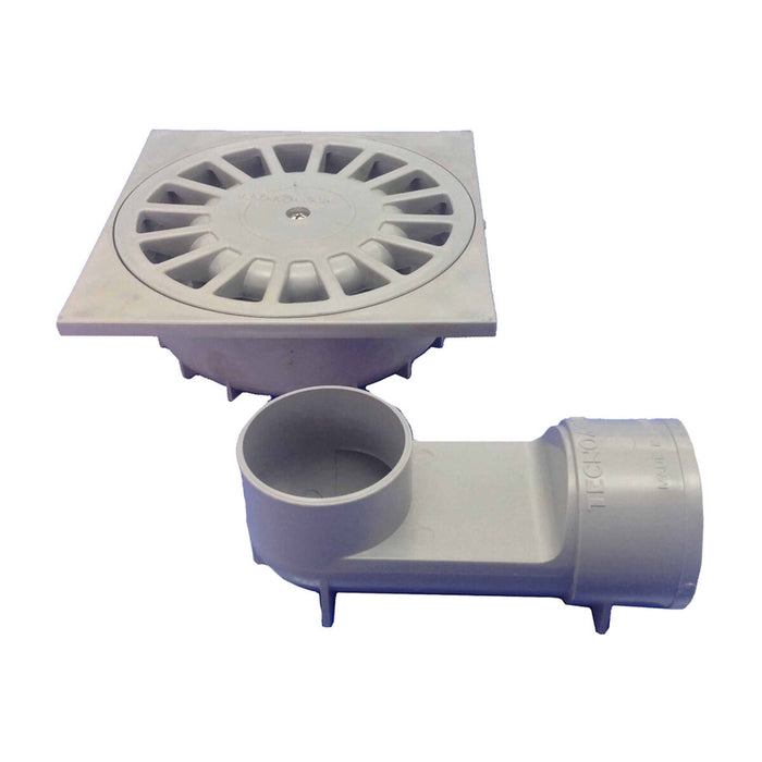 Évier Tecnoagua T-88 VH PVC 10,5 x 10,5 x 4,4 cm Ø 4 cm