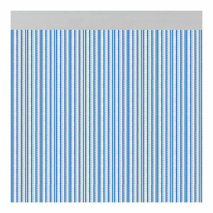 Cortina Acudam Brescia Puertas Azul Exterior PVC Aluminio 90 x 210 cm