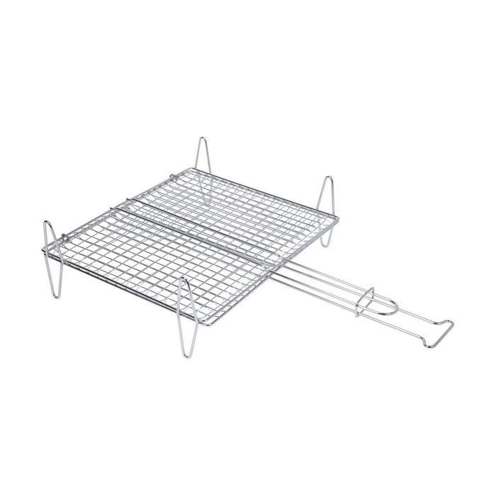 Parrilla de Barbacoa para Pescado Sauvic Zinc 30 x 35 cm