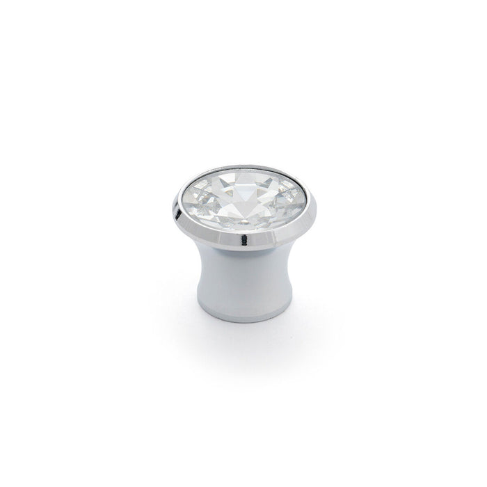 Doorknob Rei 943 Aluminium Crystal Ø 27 x 23 mm 4 Pieces