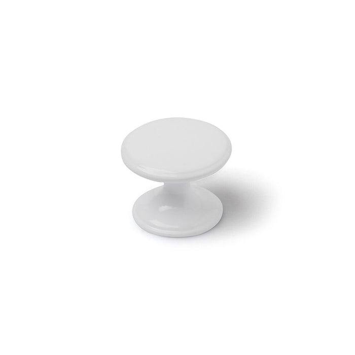 Pomo Rei 756 Blanco Metal Ø 33 x 27 mm 4 Piezas