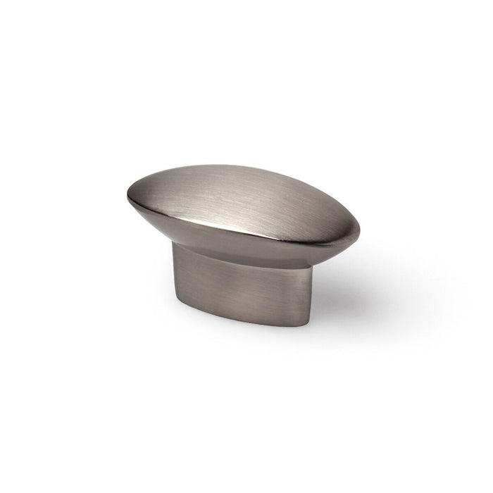 Pomo Rei 743 Metal 41 x 19 mm Satinado Níquel 4 Piezas