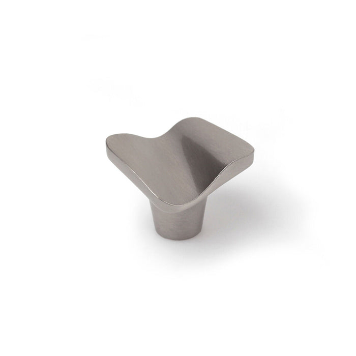 Pomo Rei 749 Metal 32 x 31 mm Satinado Níquel 4 Piezas