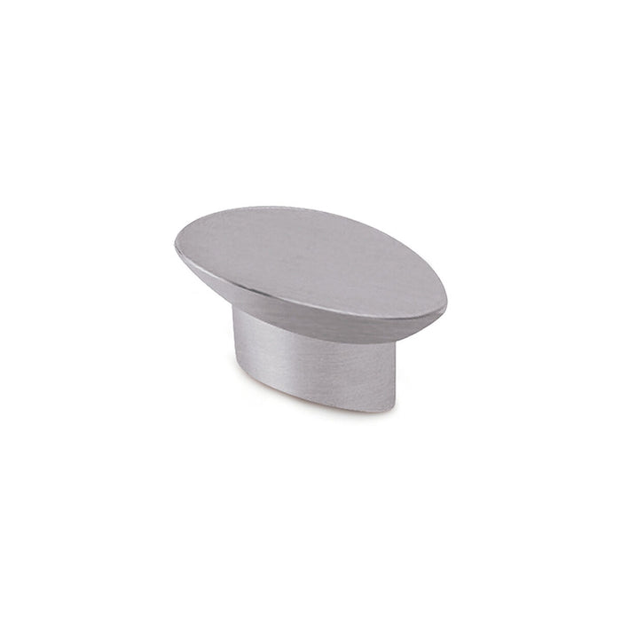 Pomo Rei 743 Plateado Metal 41 x 19 mm 4 Piezas