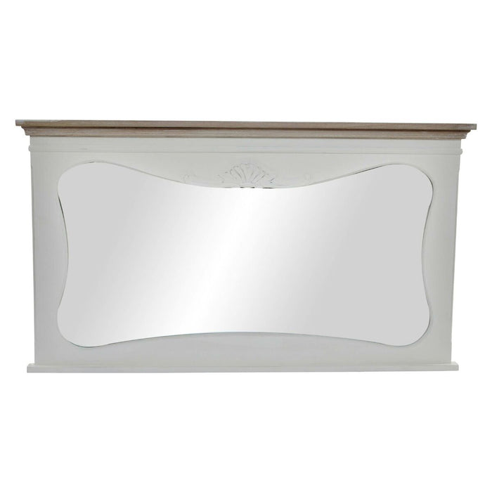 Miroir mural DKD Home Decor Blanc Naturel 105 x 64 x 4,5 cm