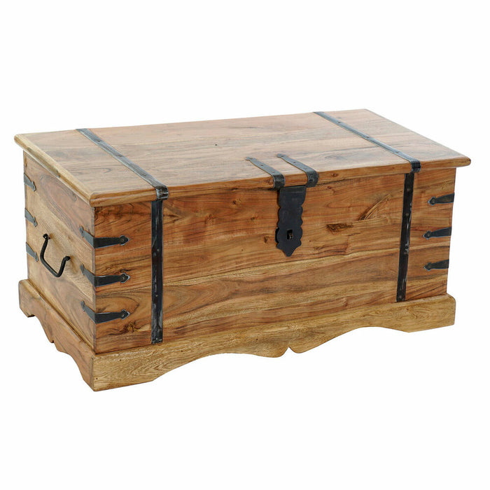 Coffre DKD Home Decor Naturel Colonial Acacia 90 x 40 x 40 cm