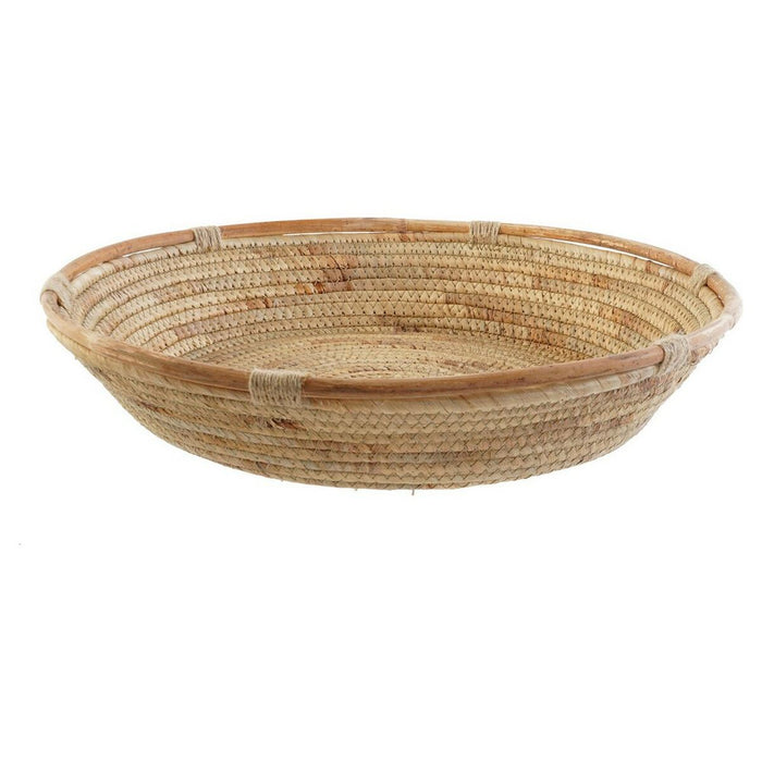 Centrotavola DKD Home Decor 42 x 42 x 8 cm Naturale Marrone Tropicale