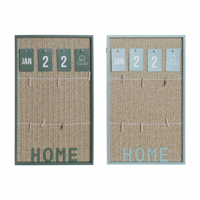 Cadre Photos avec Pinces DKD Home Decor Aluminium polypropylène Bois MDF 30 x 3 x 50 cm (2 Unités)