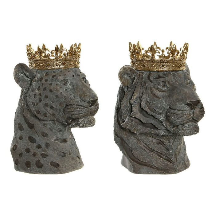 Figura Decorativa DKD Home Decor Resina Animal (2 pcs) (27.5 x 23.5 x 33 cm)