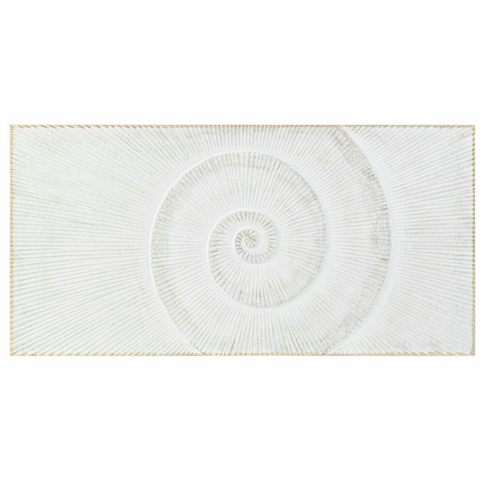 Cabecero de Cama DKD Home Decor 160 x 3,5 x 80 cm Dorado Blanco Madera MDF