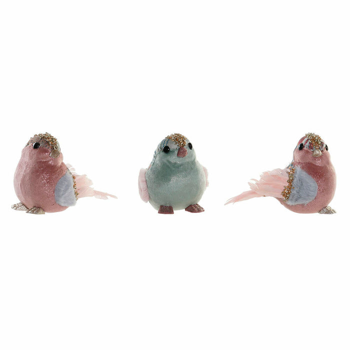 Décorations de Noël DKD Home Decor Polyester Foam (3 pcs) (15 x 10 x 11 cm)