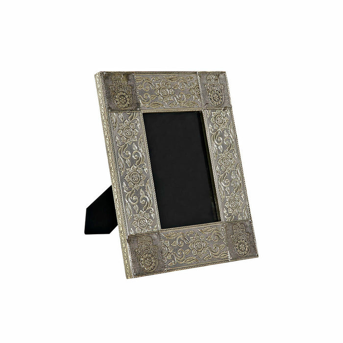 Cornice Portafoto DKD Home Decor Champagne Malva Legno Alluminio Arabo 20 x 1 x 25 cm (1 Unità)
