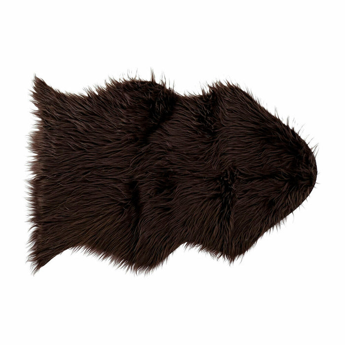 Carpet DKD Home Decor Brown With hair 60 x 90 x 2 cm