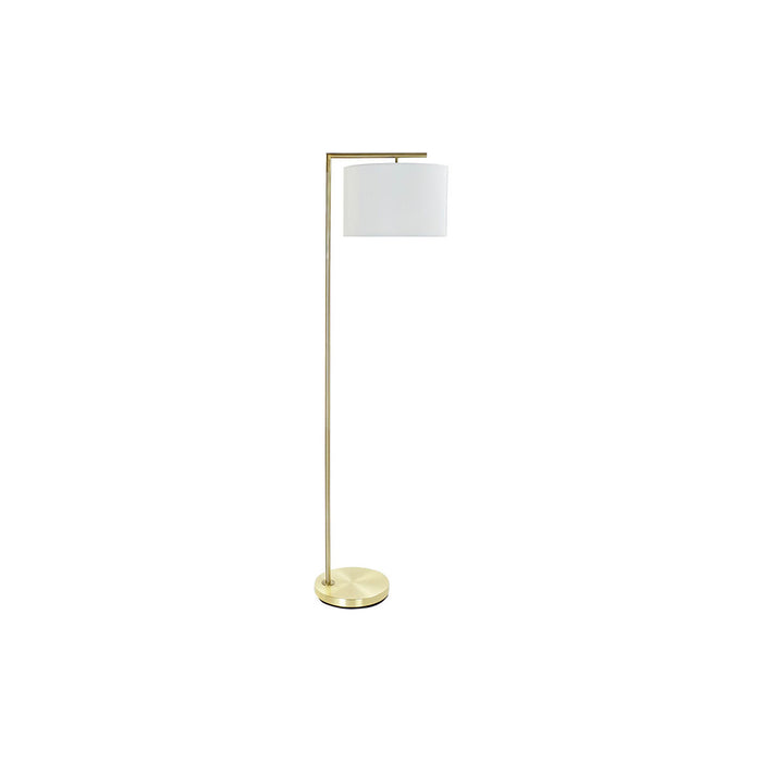 Lámpara de Pie DKD Home Decor 35 x 44 x 159 cm Dorado Metal Blanco 220 V 50 W