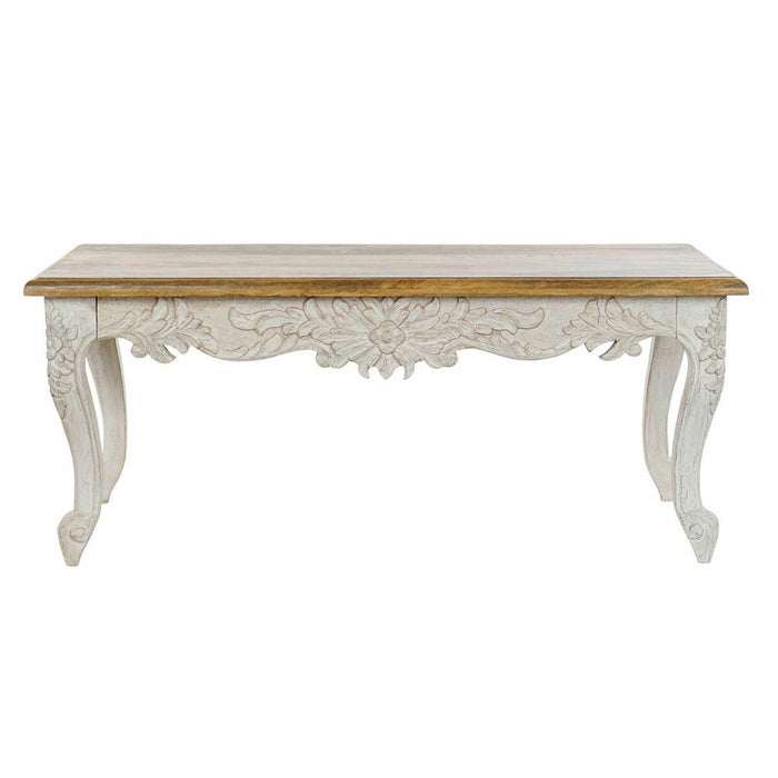 Centre Table DKD Home Decor White Natural 120 x 61 x 49 cm