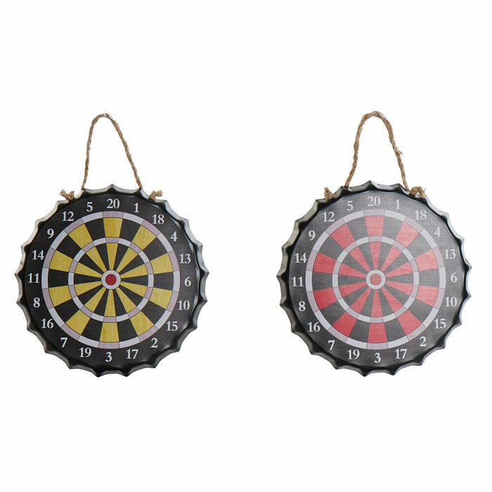Decoración de Pared DKD Home Decor Hierro (22 x 2 x 22 cm) (2 pcs)