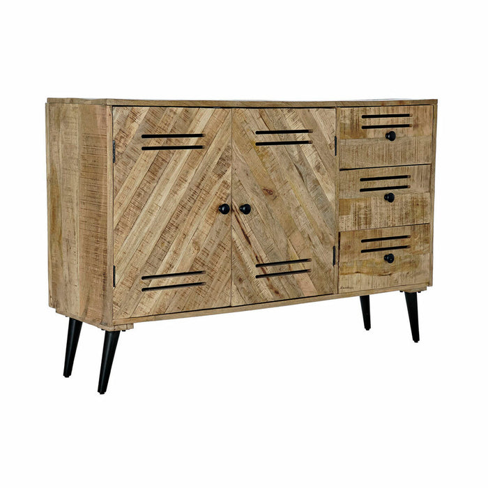 Aparador DKD Home Decor Negro Metal Madera de mango (140 x 40 x 93 cm)
