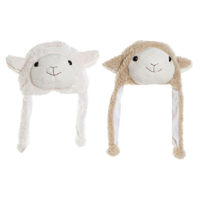 Gorro DKD Home Decor Poliéster Oveja Talla única 2 Piezas