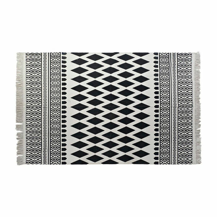 Tapis DKD Home Decor Noir Blanc (120 x 180 x 0,7 cm)
