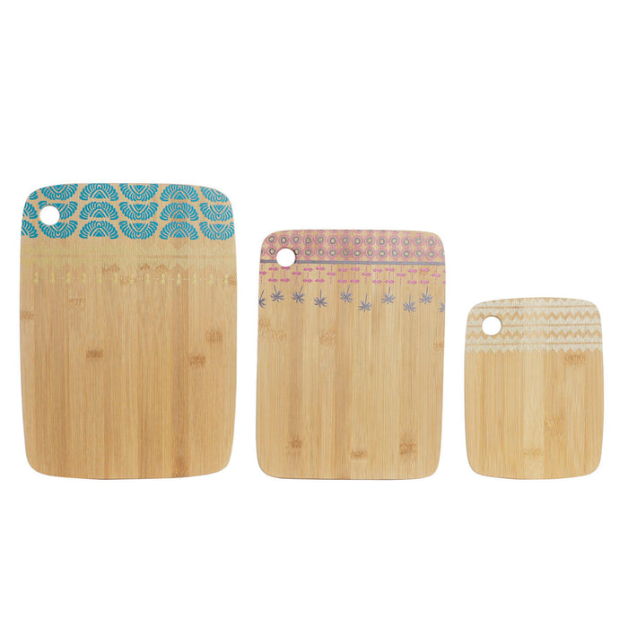 Juego de tablas de cortar DKD Home Decor Tropical