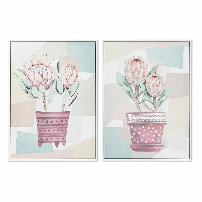 Cuadro DKD Home Decor Escandinavo 53 x 4,5 x 73 cm (2 Unidades)