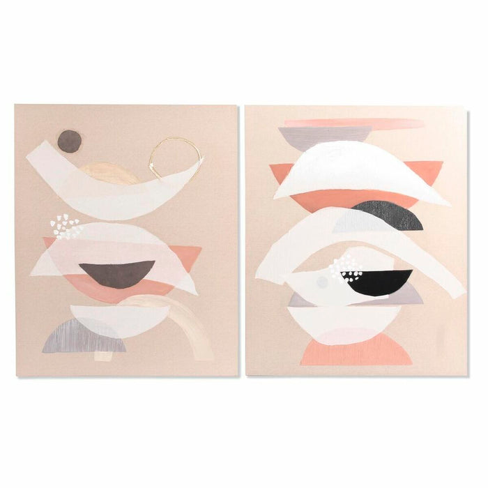 Cuadro DKD Home Decor 75,5 x 3,7 x 100 cm Abstracto Moderno (2 Unidades)