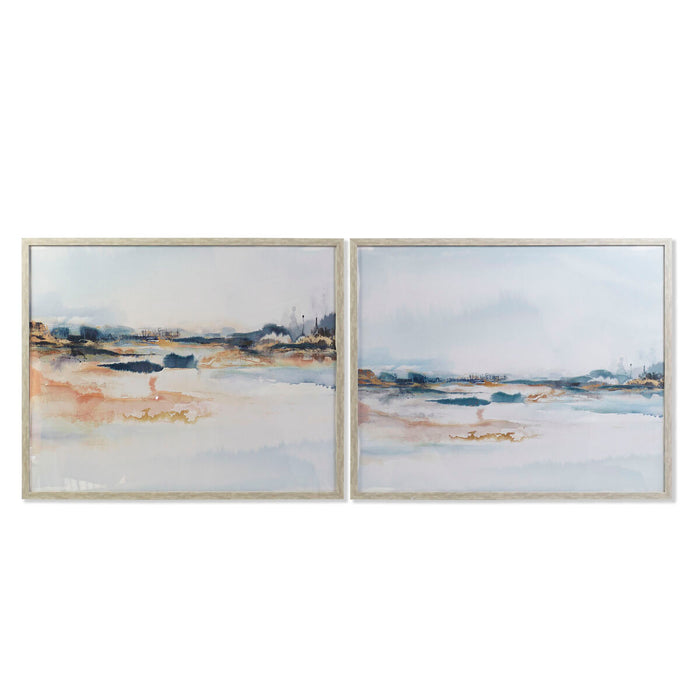 Quadro DKD Home Decor Astratto Moderno (104 x 4 x 83,5 cm) (2 Unità)