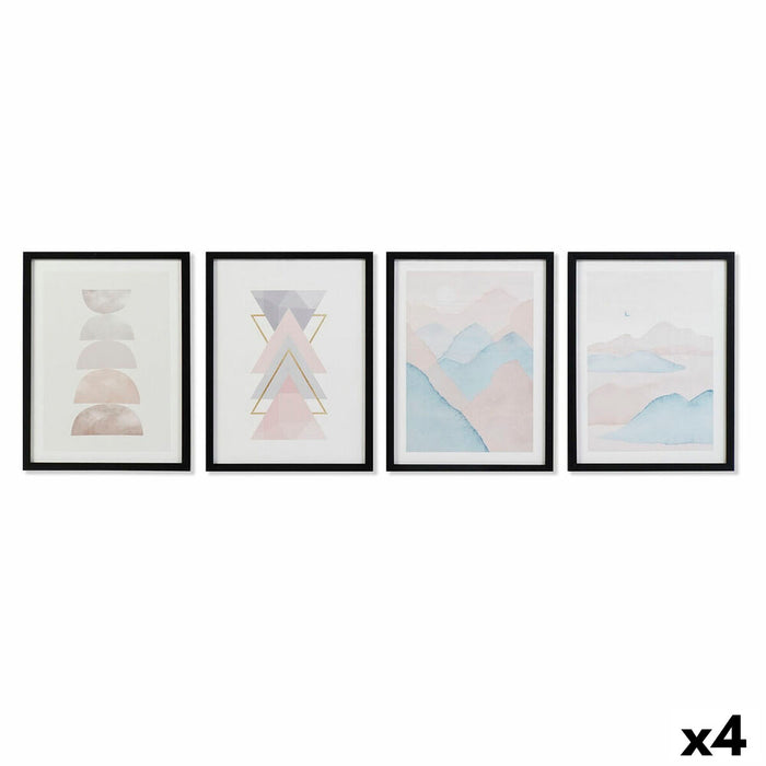 Cuadro DKD Home Decor Montaña (30 x 3 x 40 cm) (4 Unidades)