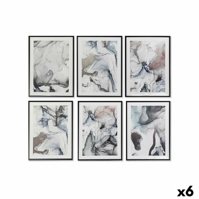 Cuadro DKD Home Decor Abstracto Moderno (6 Unidades) (50 x 3 x 70 cm)