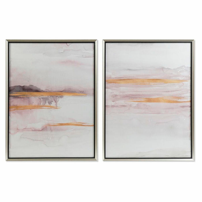 Cuadro DKD Home Decor 60 x 3,5 x 80 cm Abstracto Urbano (2 Unidades)