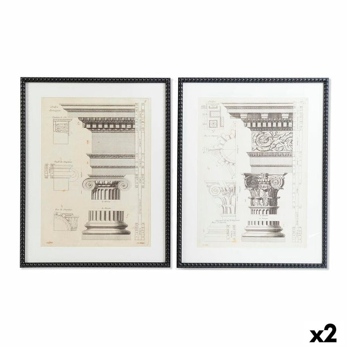 Painting DKD Home Decor Crystal polystyrene 60 x 3 x 76 cm
