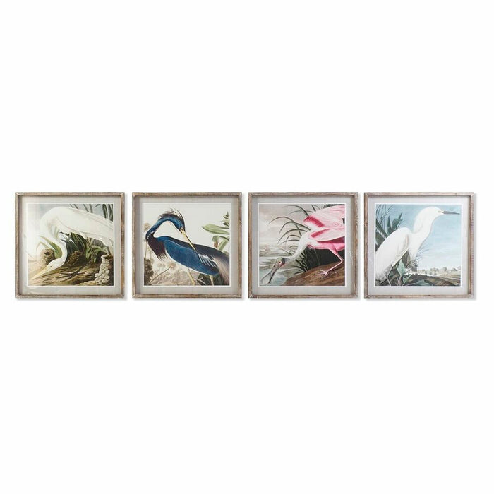 Cadre DKD Home Decor Verre Bois MDF 60 x 2,5 x 60 cm
