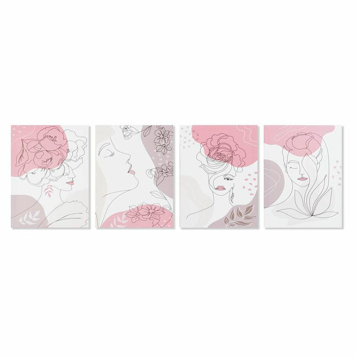 Toile DKD Home Decor Pin Toile 30 x 1,8 x 40 cm