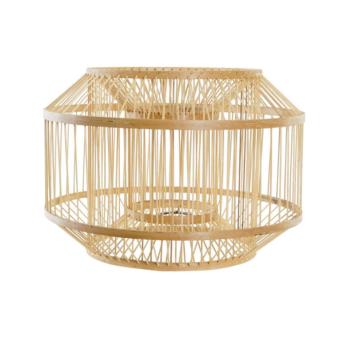 Pantalla de Lámpara DKD Home Decor Natural Bambú 40 x 40 x 28 cm