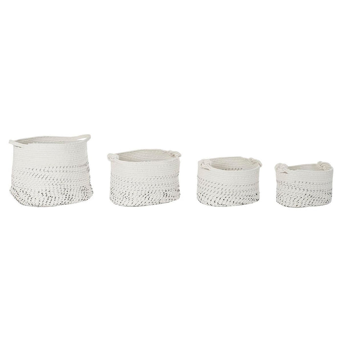 Basket set DKD Home Decor Boho 36 x 36 x 33 cm