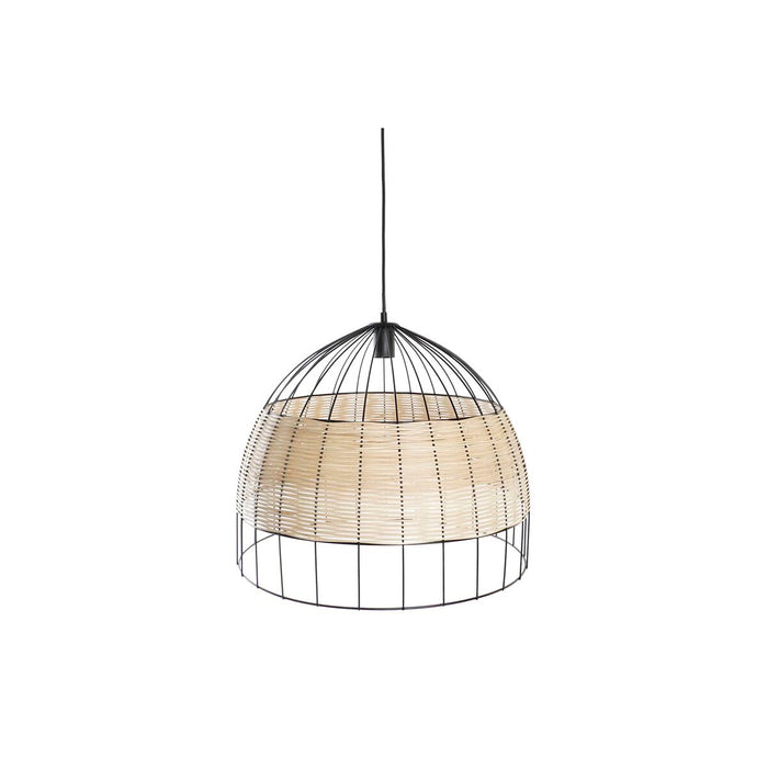 Lámpara de Techo DKD Home Decor Marrón Negro Metal 50 W 50 x 50 x 42 cm