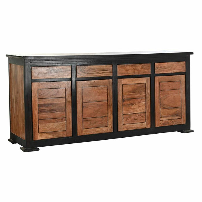 Sideboard DKD Home Decor Black Natural Acacia 200 x 45 x 86 cm
