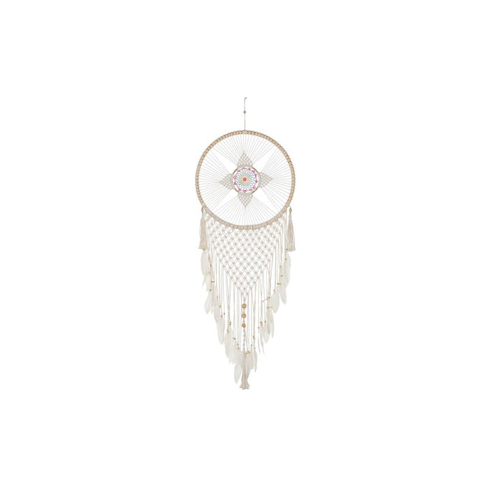 Acchiappasogni DKD Home Decor Piume Boho 52 x 1 x 145 cm