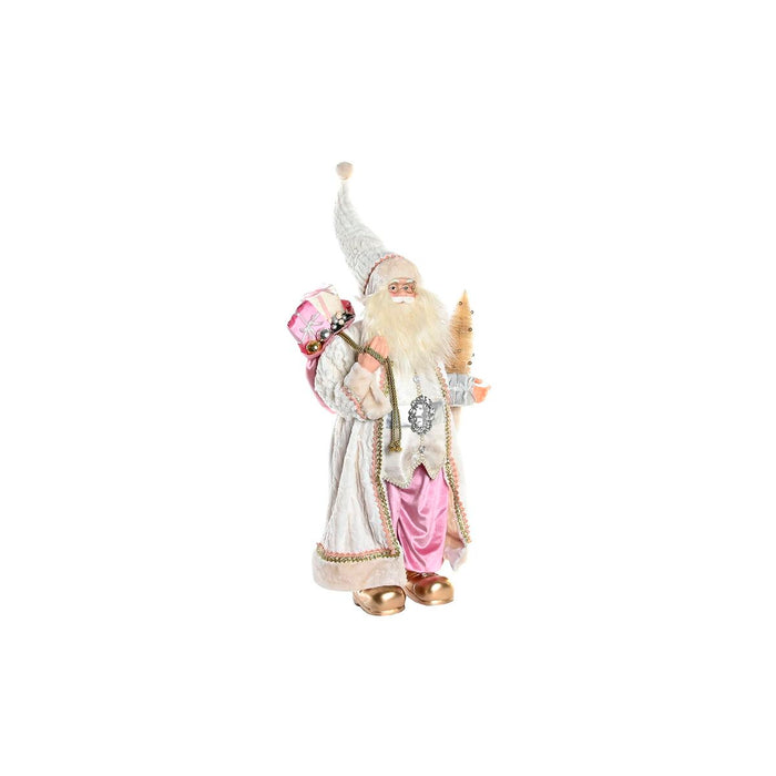 Figura Decorativa DKD Home Decor Papá Noel Poliéster PVC (45 x 34 x 83 cm)
