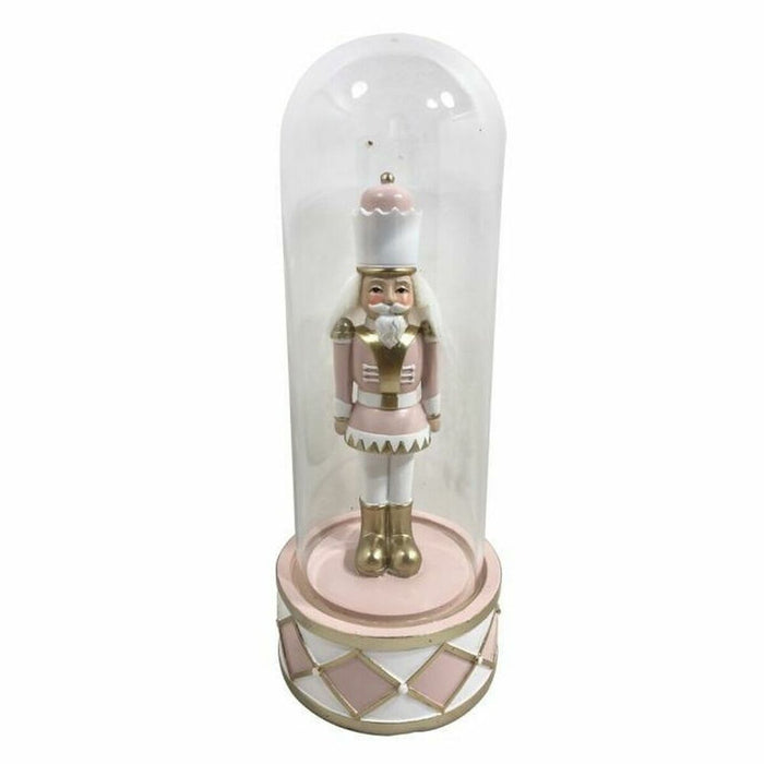 Adorno Navideño DKD Home Decor Cristal Resina Cascanueces (10 x 10 x 26 cm) (2 Unidades)