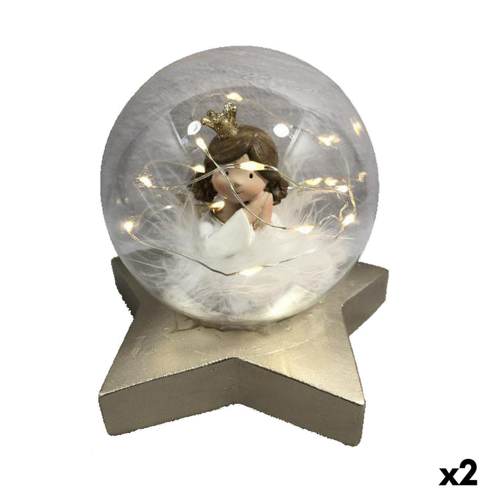 Christmas bauble DKD Home Decor Resin (15 x 11 x 18 cm) (2 Units)