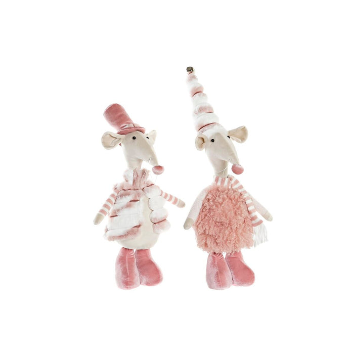 Decoración DKD Home Decor Ratón Poliéster (16 x 11 x 55 cm) (2 Unidades)