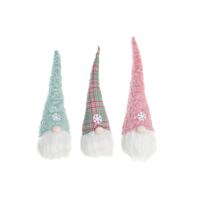 Decoración DKD Home Decor Gnomo Poliéster (17 x 16 x 54 cm) (3 Unidades)