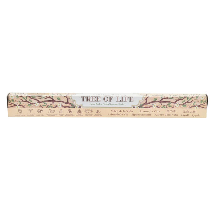 Encens DKD Home Decor Tree Of Life Marron Clair (25 x 8,5 x 6 cm) (15 pcs)