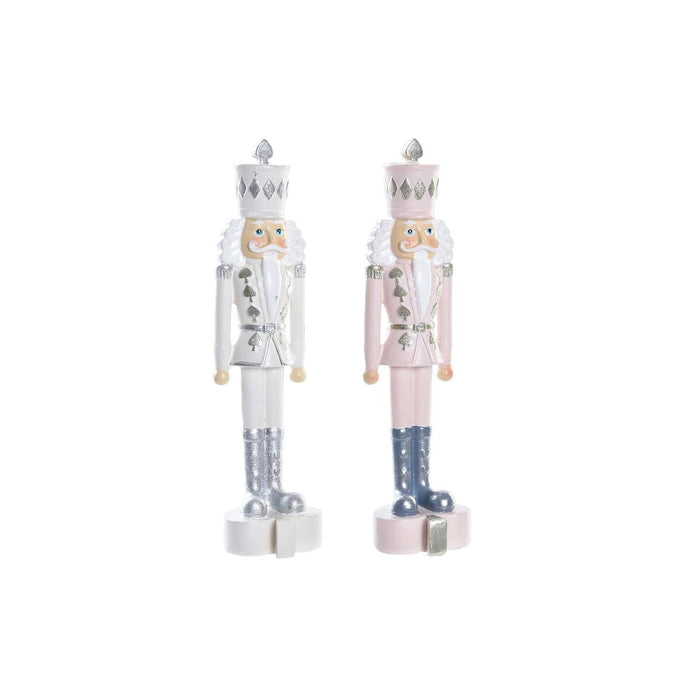 Adorno Navideño DKD Home Decor Resina Cascanueces (4,5 x 4 x 17 cm) (2 Unidades)