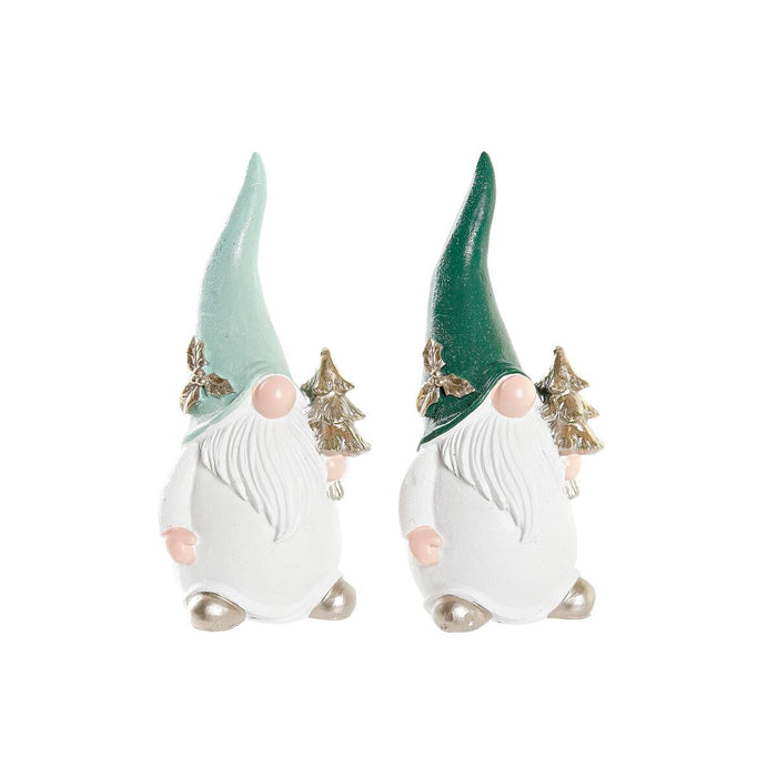 Adorno Navideño DKD Home Decor Resina (8 x 7 x 20 cm) (2 Unidades)