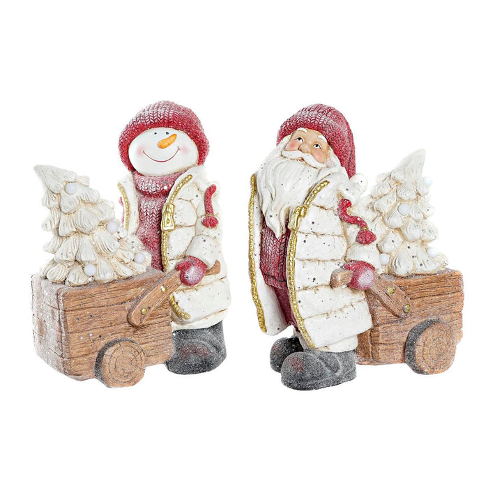 Adorno Navideño DKD Home Decor Magnesio (35 x 23 x 42 cm) (2 Unidades)