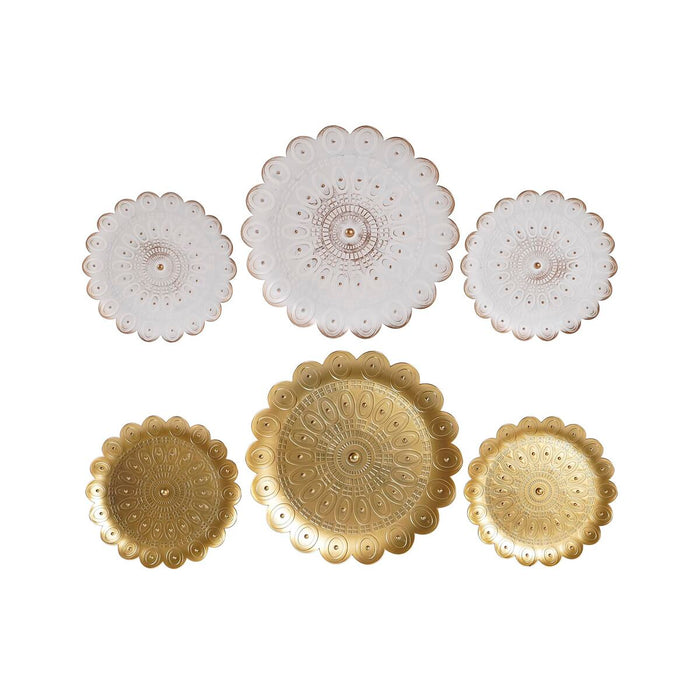 Figura Decorativa DKD Home Decor (2 Unidades) Moderno (35 x 2 x 35 cm)