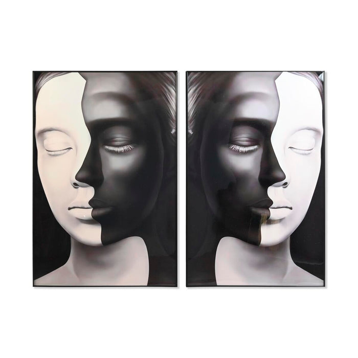 Cadre DKD Home Decor Aluminium Bois MDF 80 x 3 x 120 cm 80 x 3,5 x 120 cm