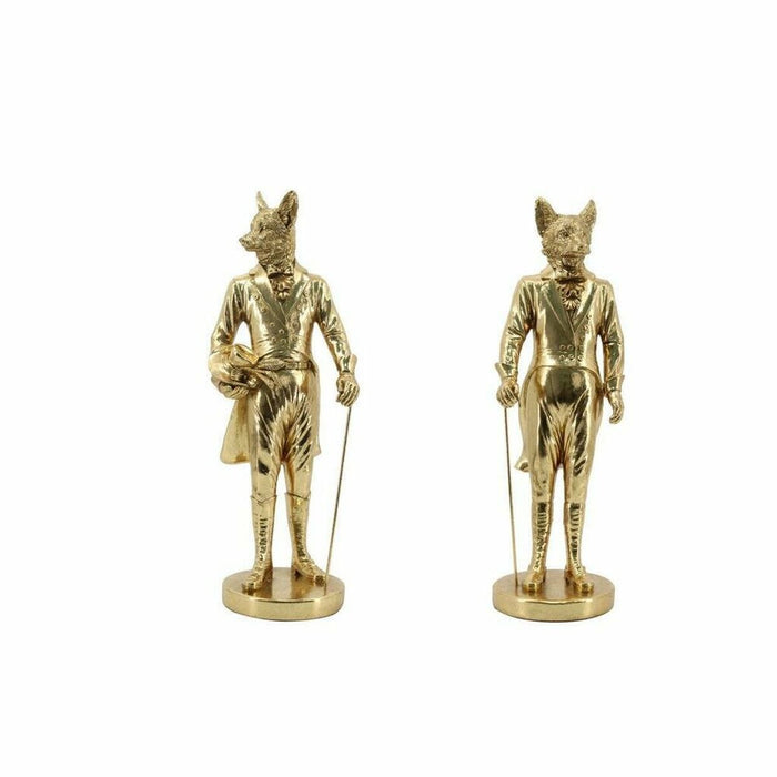 Figura Decorativa DKD Home Decor Aluminio Resina (15 x 12,5 x 41,50 cm) (2 Unidades)
